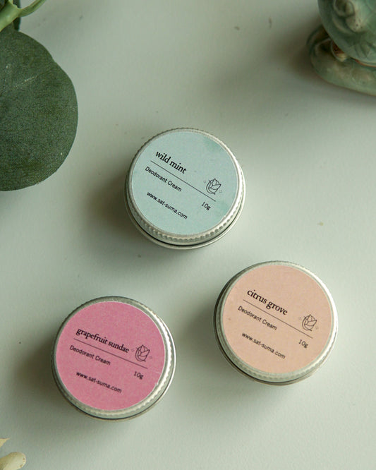 Natural Deodorant Sample Pack